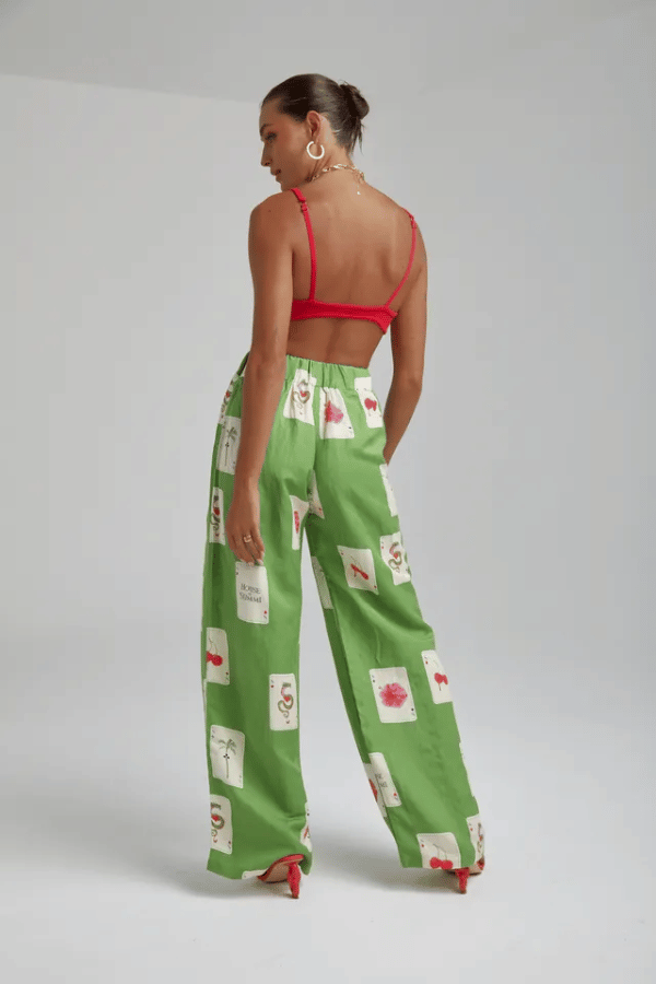 Summi Summi | Linen Pants House Of Summi Tarragon | Girls with Gems