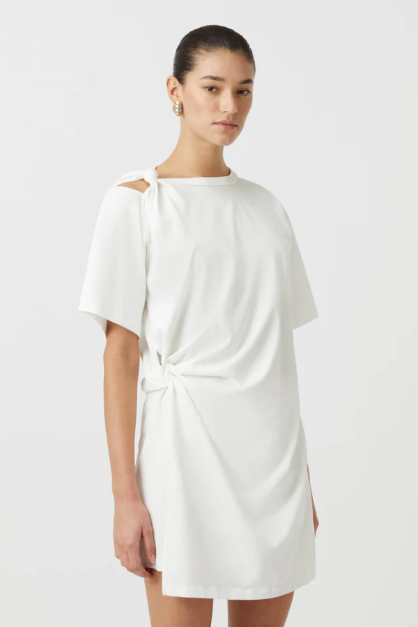 Camilla and Marc | Anani Tee Dress White | Girls With Gems