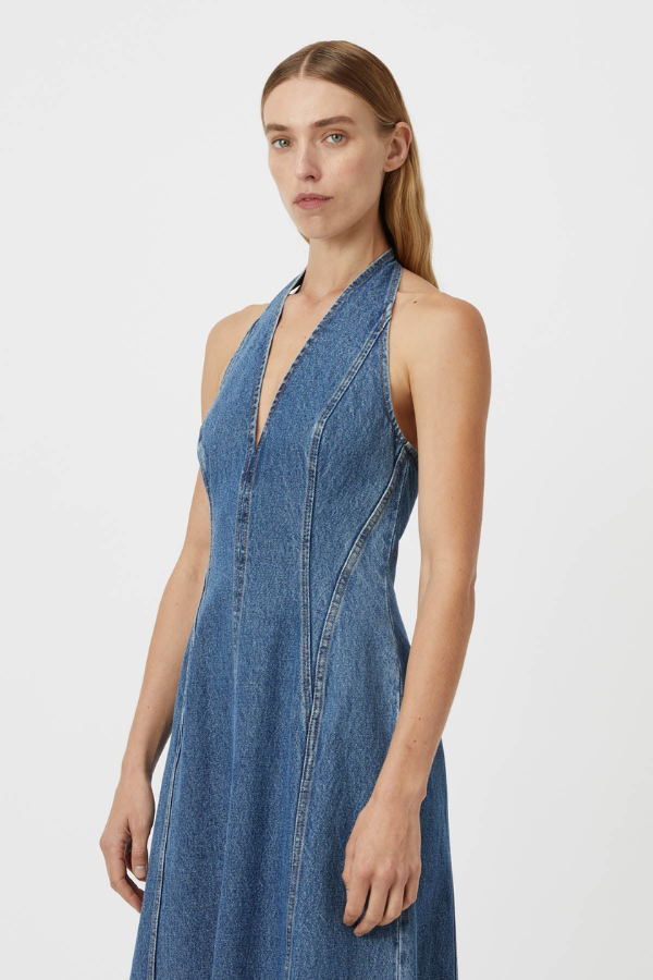 Camilla and Marc | Cascadia Denim Dress Classic Blue | Girls with Gems