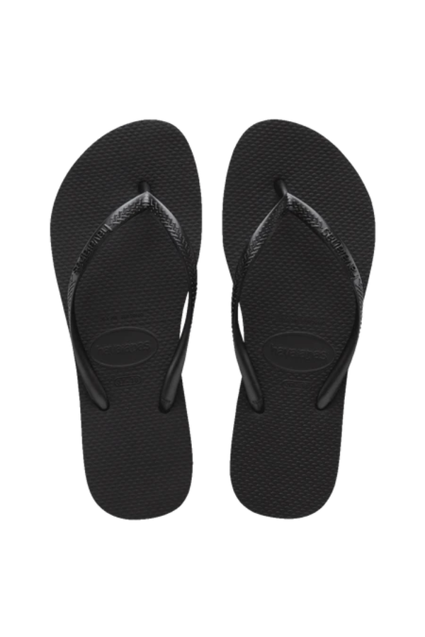 Havaianas | Slim Flatform Thongs Black | Girls with Gems