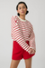 Onte | Blanca Sweater Red Ivory | Girls With Gems