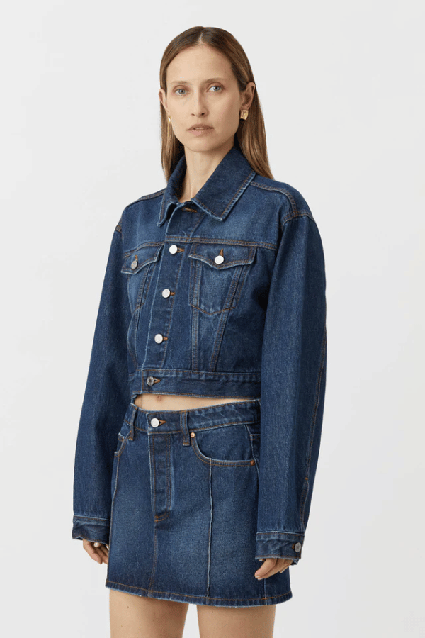 Camilla and Marc | Easton Denim Jacket Almost Indigo | Girls with Gems