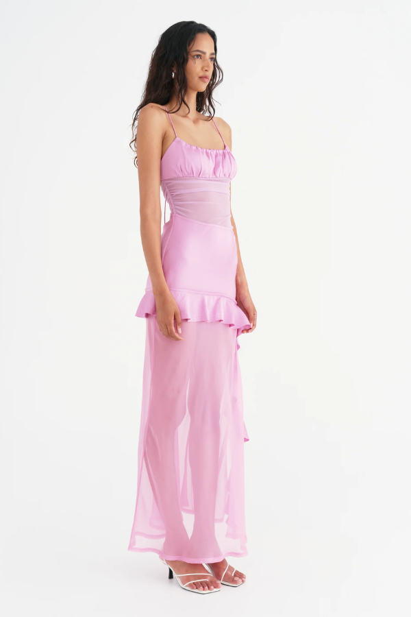 Benni | Delilah Maxi Dress Bubblegum | Girls with Gems