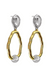 Mountain and Moon | Linda Earrings Gold / Crystals Quartz | Girls with Gems
