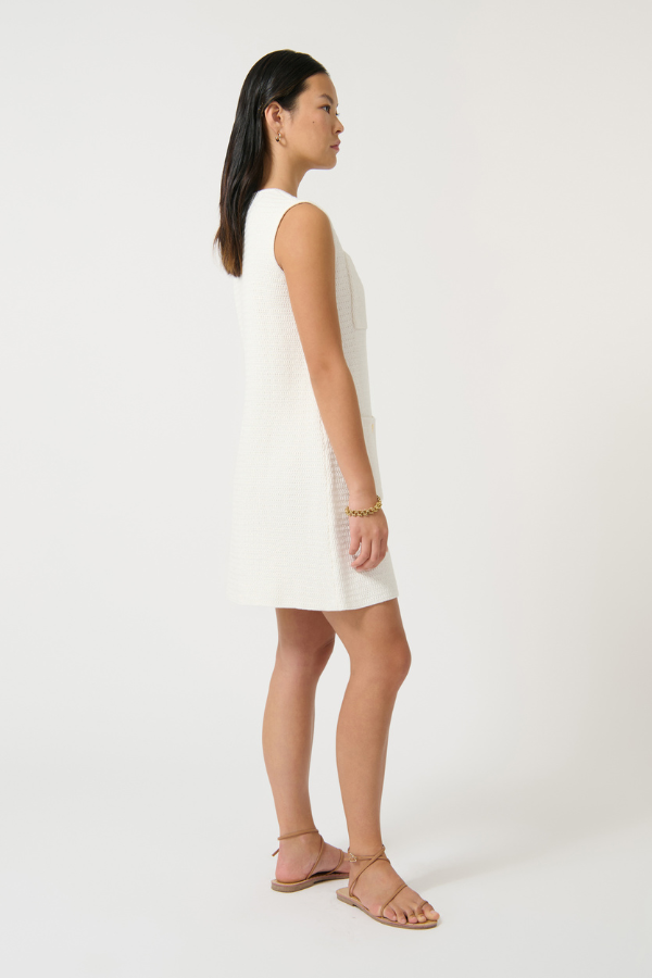 Onte | Helena Dress White | Girls with Gems