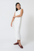 Onte | Selena Tunic Long White | Girls with Gems