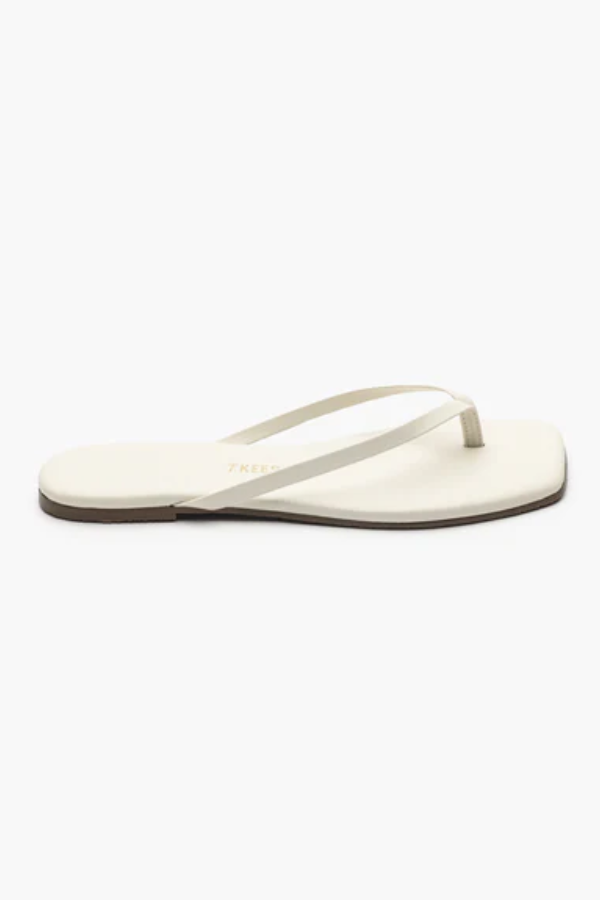 Tkees | Square Toe Lily Cream | Girls with Gems