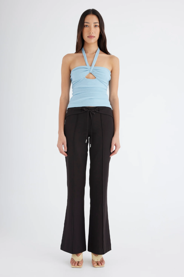 Benni | Prianka Halter Top Glacier Blue | Girls with Gems