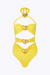 Cin Cin | Diamond Heart Cut Out Swimsuit Lemonade | Girls with Gems