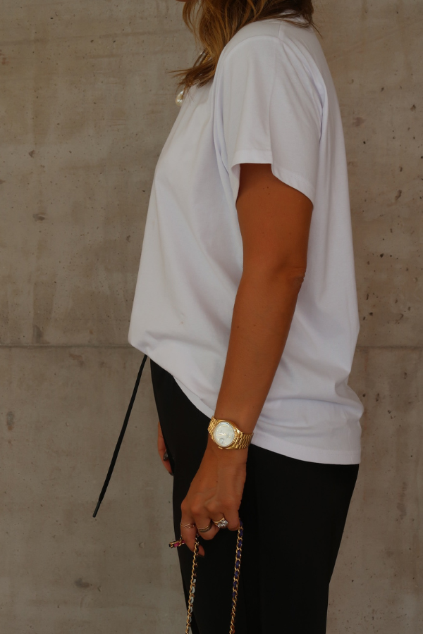 Sneaky Link | White Tee | Girls With Gems