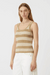 Camilla and Marc | Umi Knit Tank Tan/Cream | Girls with Gems