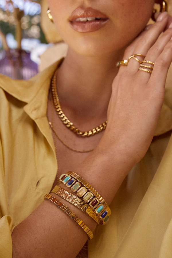 Arms Of Eve | Elkie Gold Bracelet | Girls with Gems