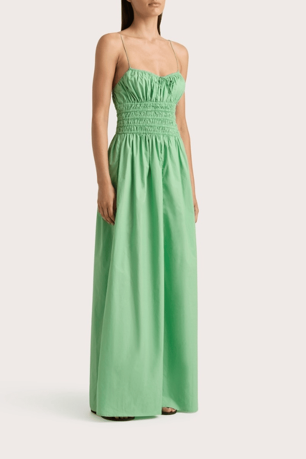 Faithfull the Brand | Baia Maxi Dress Apple | Girls with Gems