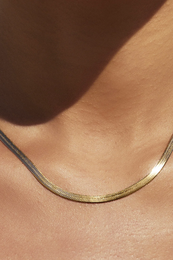 Arms of Eve | Sylvia Gold Snake Chain Necklace | Girls with Gems