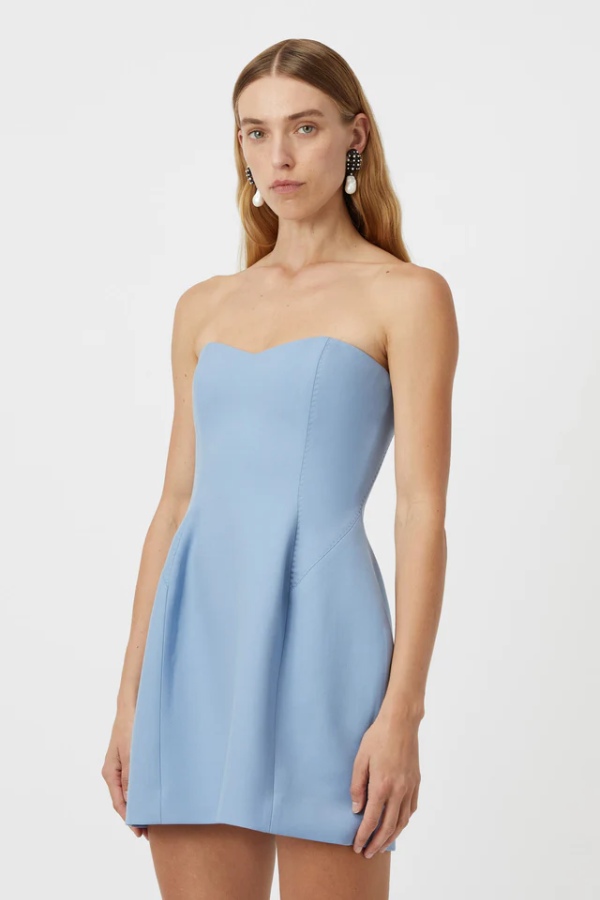 Camilla and Marc | Atlantis Mini Dress Cornflower Blue | Girls with Gems