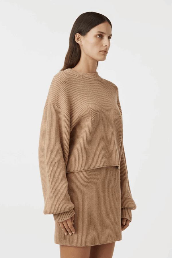 Camilla and Marc | Aurelia Sweater Camel | Girls with Gems