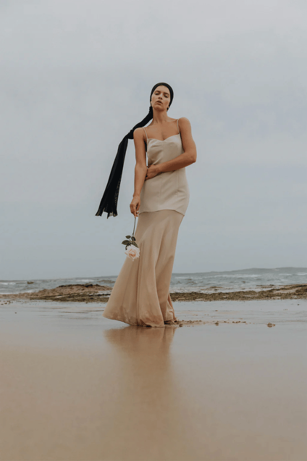 Pasduchas | Harriette Maxi Dress Stone | Girls with Gems