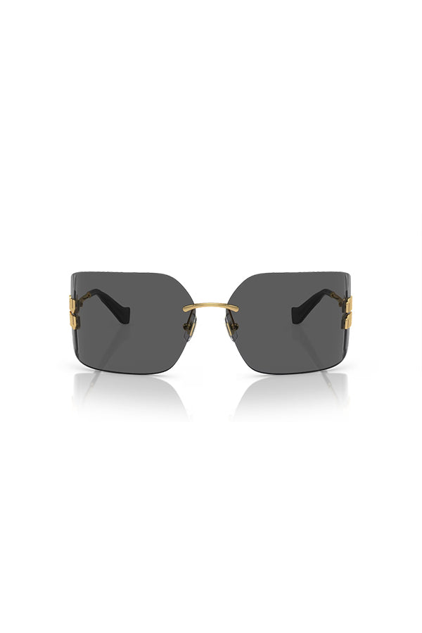 Miu Miu | MU 54YS Gold W/ Dark Grey | Girls With Gems