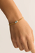 By Charlotte | Calm Your Soul Topaz Curb Bracelet 18k Gold Vermeil | Girls with Gems