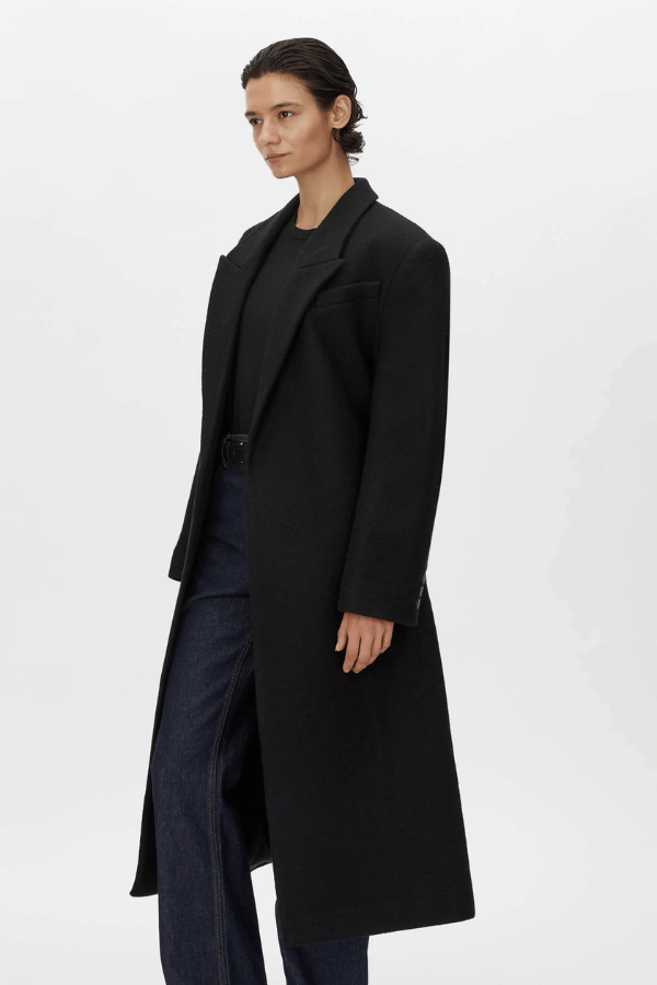 Base Blazer Coat Black