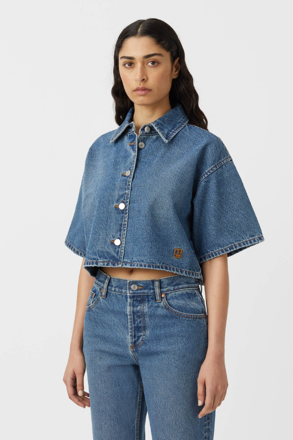 Camilla and Marc | Cortez Denim Shirt Classic Blue | Girls with Gems