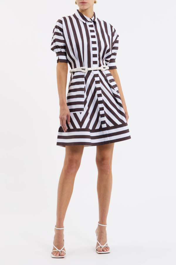 Rebecca Vallance | Pippa Mini Dress Stripe | Girls with Gems