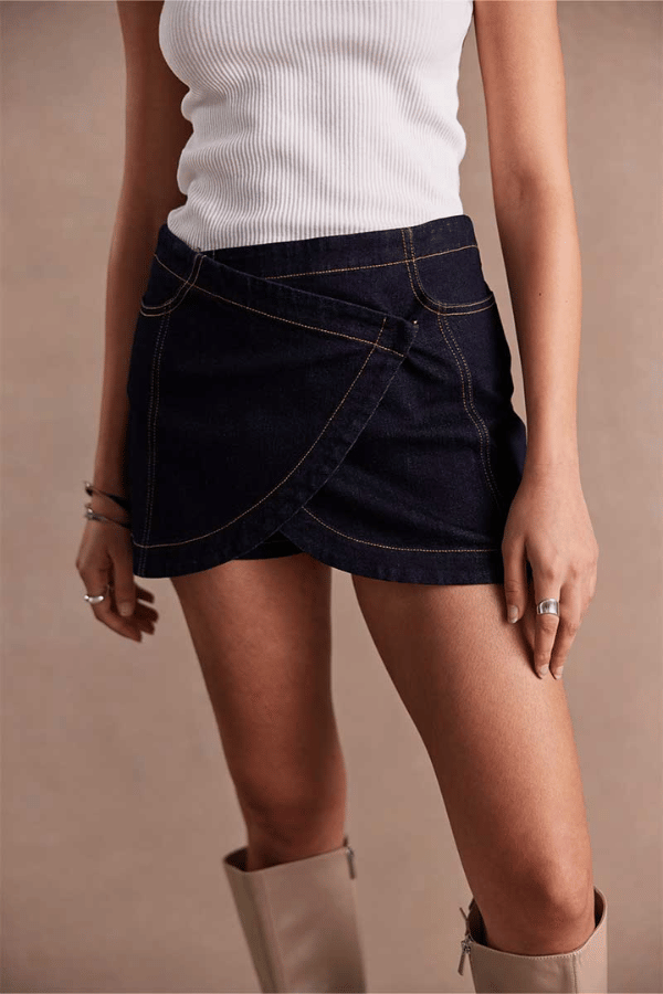 Sovere | Dusk Denim Skort Ink | Girls with Gems