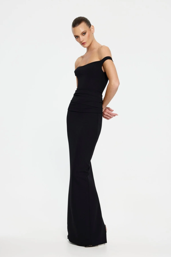 Effie Kats | Hayward Gown Black | Girls with Gems