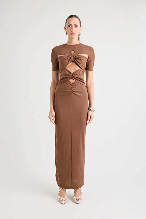 Pfeiffer | Florence Dress Chocolate | Girls with Gems