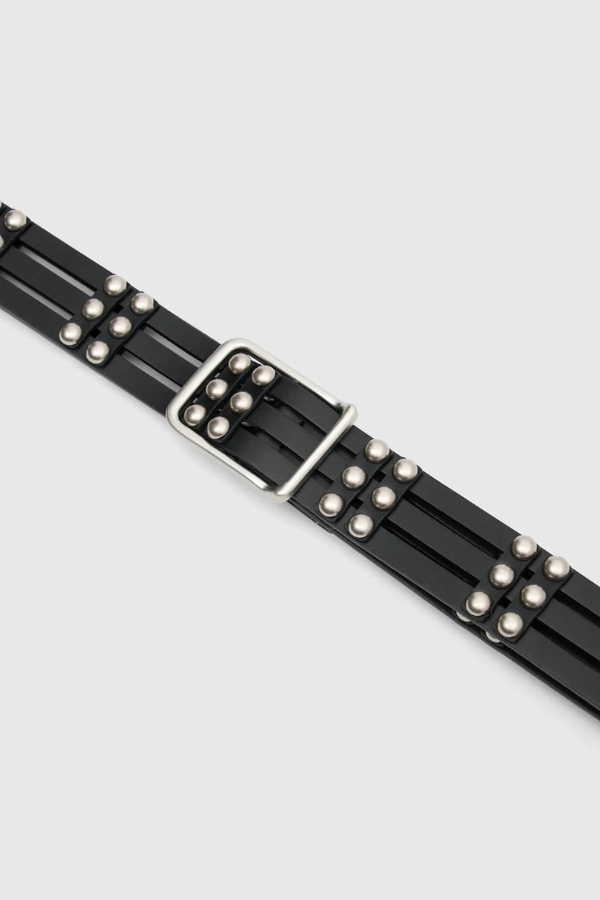 Camilla and Marc | Perno Belt Black Silver | Girls with Gems