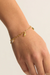 By Charlotte | Wanderlust Charm Bracelet 18k Gold Vermeil | Girls with Gems