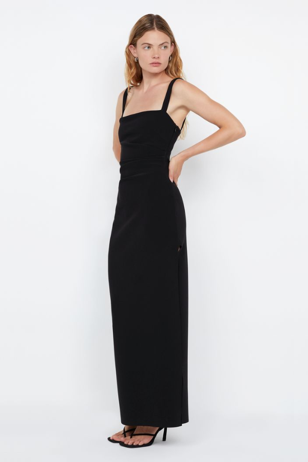 Bec and Bridge | Leora Tuck Maxi Dress Black | Girls with Gems