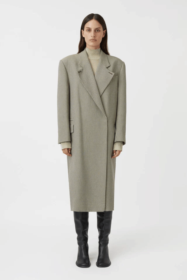 Camilla and Marc | Banks Coat Black Houndstooth | Girls with Gems