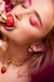 Emma Pills | Juicy AF Earrings Red | Girls With Gems