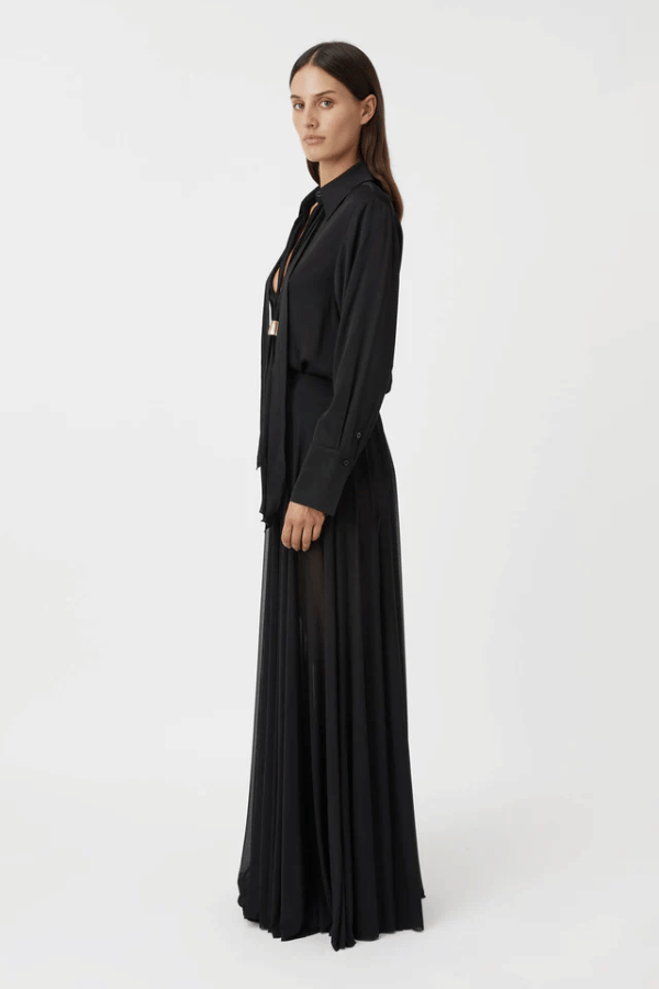 Camilla and Marc | Loom Maxi Skirt Black | Girls with Gems