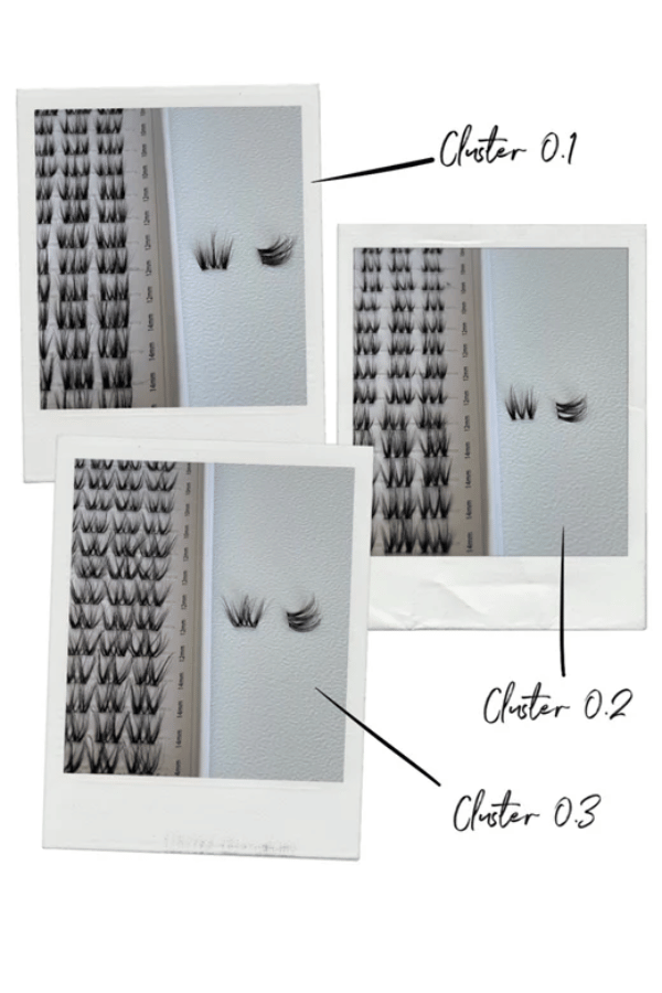 Cluster 0.1 Mix Size Lashes