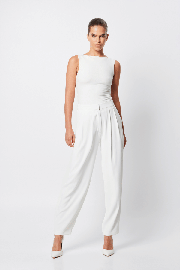 Mossman | Saint Tropez Pant White | Girls With Gems