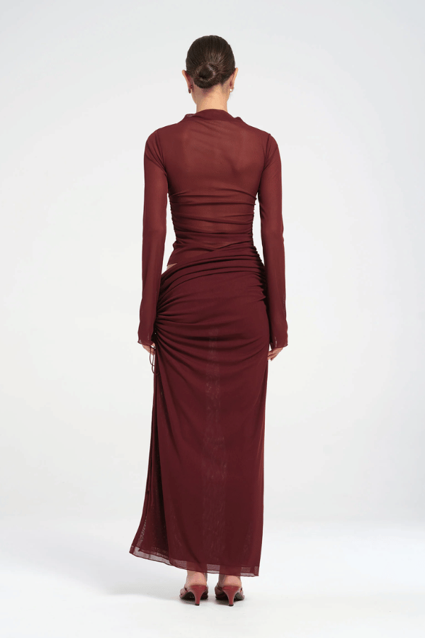 Mable Maxi Dress Plum