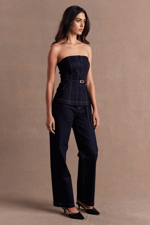 Sovere | Dusk Denim Bodice Ink | Girls with Gems