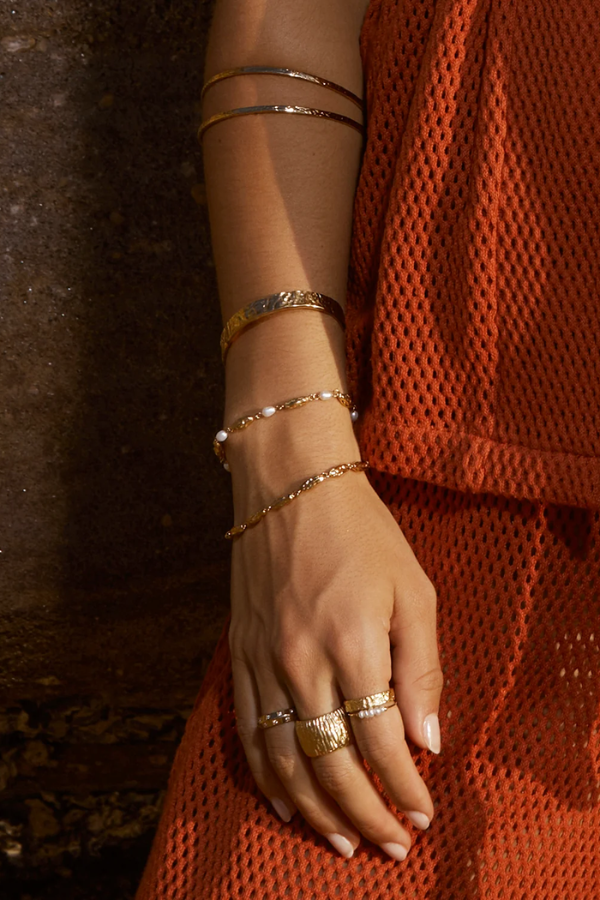 Arms of Eve | Mimi Pearl and Gold Bracelet | Girls with Gems