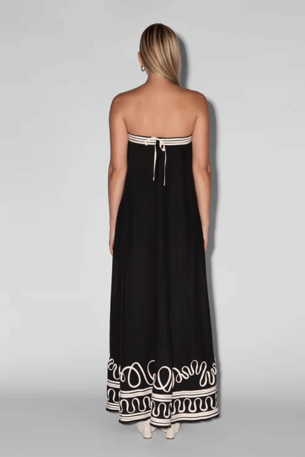 The Wolf Gang | Casella Maxi Dress Noir | Girls with Gems