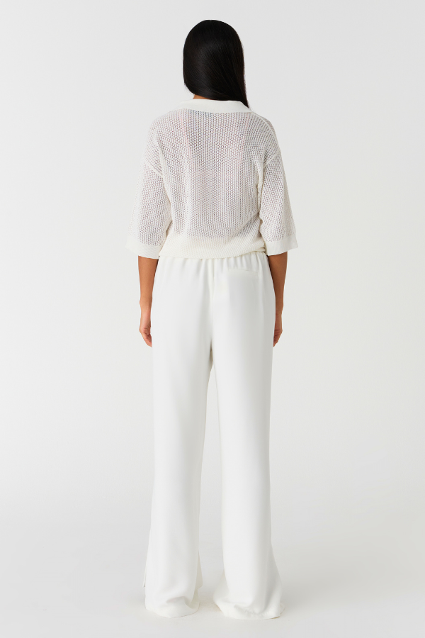 Misha | Ace Pant Ivory | Girls with Gems