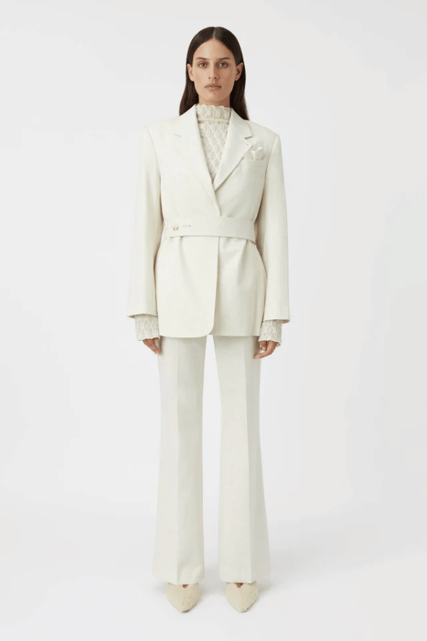 Camilla and Marc | Floris Blazer Ivory Marle | Girls With Gems