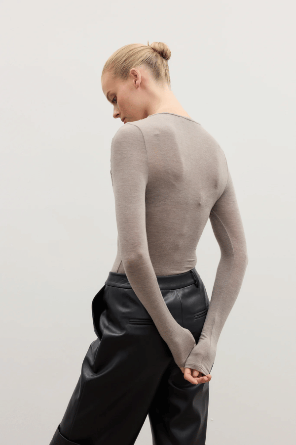 Mila Bodysuit Grey Marle