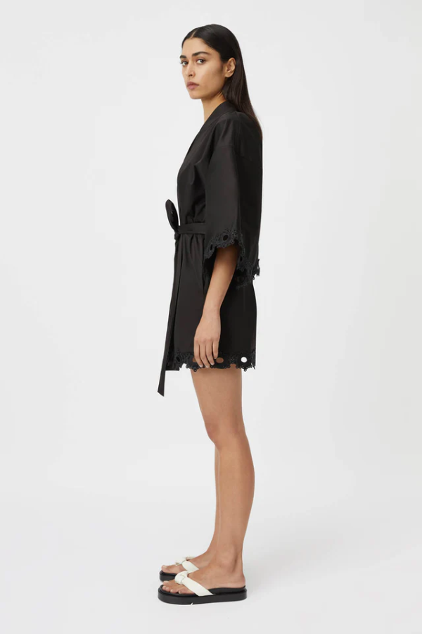 Camilla and Marc | Marina Robe Mini Dress Black | Girls with Gems