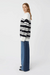 Camilla and Marc | Atticus Sweater White Navy Stripe | Girls with Gems