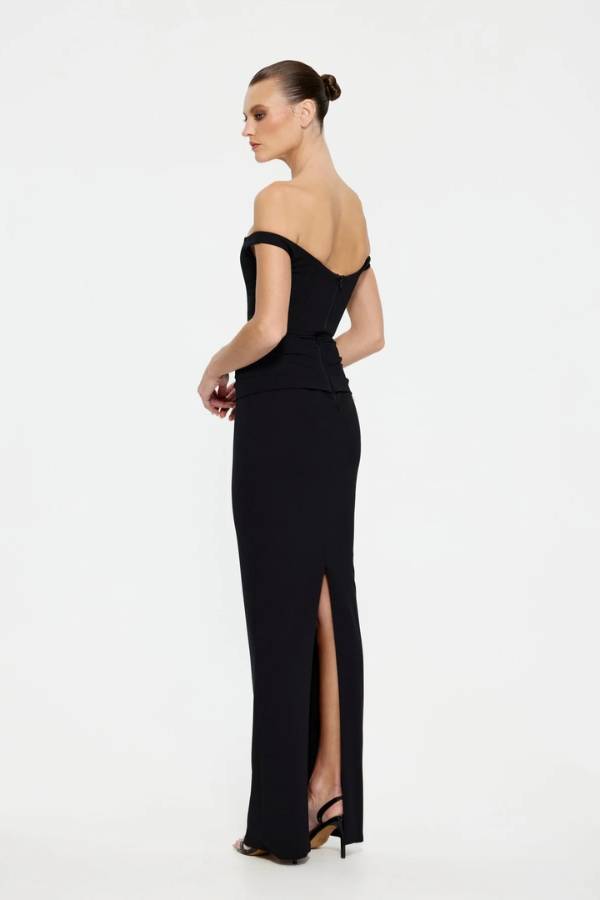 Effie Kats | Hayward Gown Black | Girls with Gems