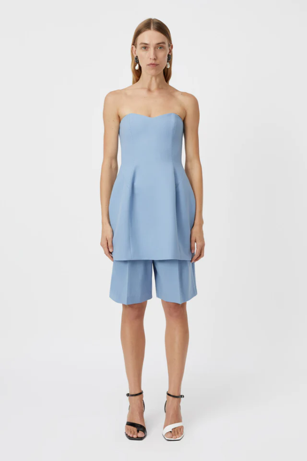 Camilla and Marc | Atlantis Mini Dress Cornflower Blue | Girls with Gems