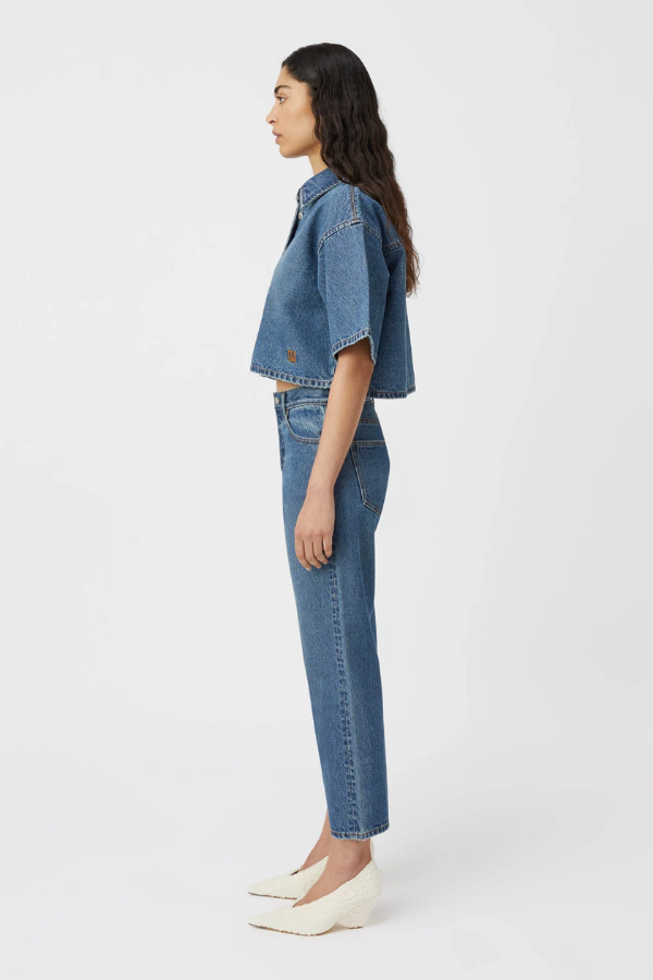 Camilla and Marc | Cortez Denim Shirt Classic Blue | Girls with Gems