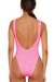 Hunza G | Square Neck Swim Candy Pink | Girls with Gems